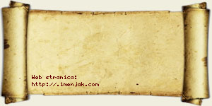 Žaklina Ćurković vizit kartica